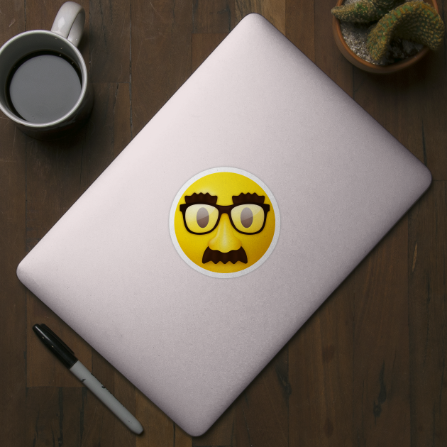 Disguised face emoji by Vilmos Varga